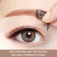 3 Colors Eyebrow Tattoo Gel Eyebrow Tint Cosmetics Eyebrows Makeup Natural Long Lasting Waterproof Liquid Eye Brow Gel Brow Lift 2
