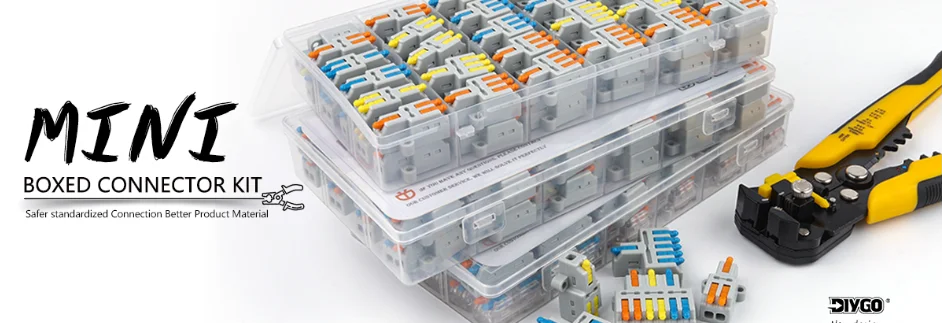 Description Picture 2 of itemT-Type Stripping Free Wiring Connector With Fixing Hole Quick Branch Splice Junction box lever Wire connector 32A