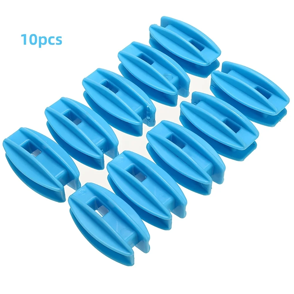 UV Stabilized End Strain Plastic Electric Fencing Fence Insulator 10pcs for Farm Garden Fence Post Ends Termine Fitting