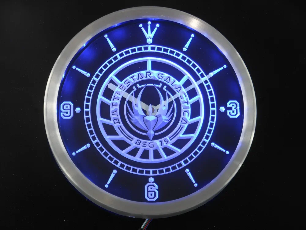 

Battlestar Galactica Neon Light Signs LED Wall Clock