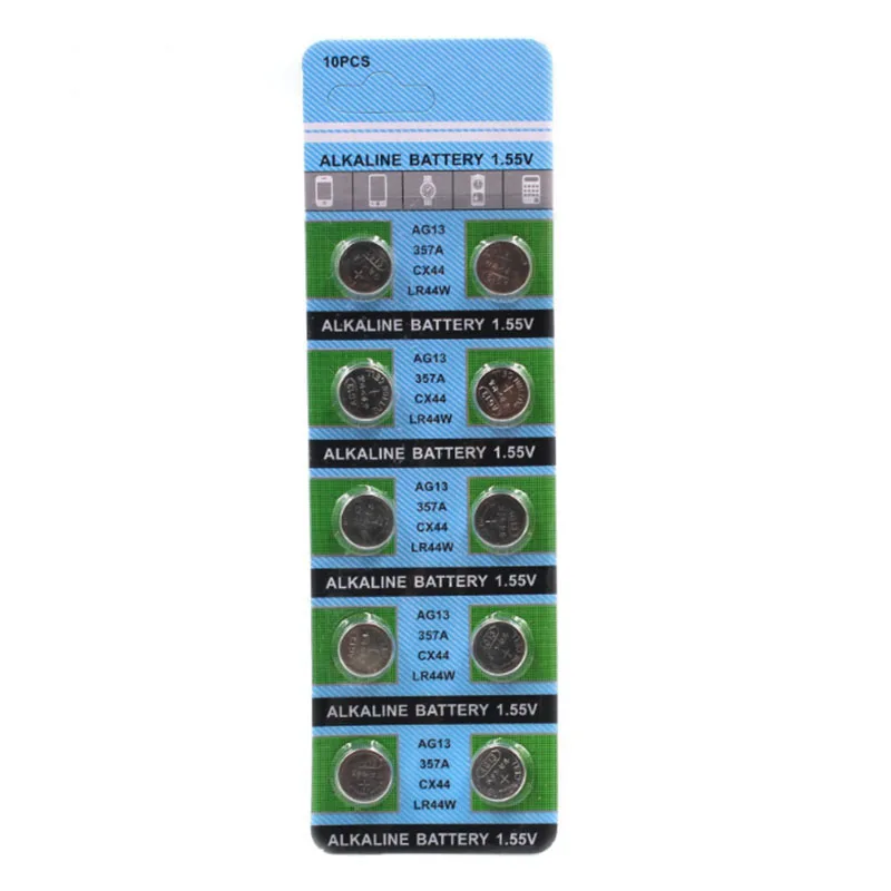 LR44 44 AG13 A76 L1154 357A Alkaline Battery alkaline battery disposable battery watch battery For Toys Remote Watch 20pcs lot