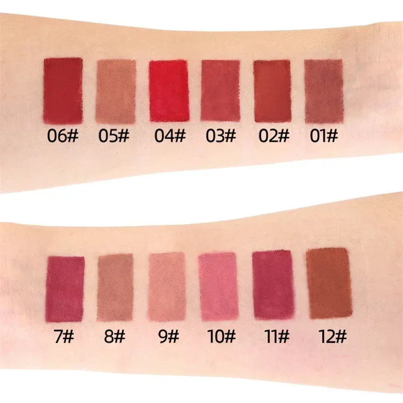 Nude-Pink Lipliner-Stift, wasserfest, langanhaltend, hochpigmentiert, rotbrauner Lippenkonturenstift, verblendbarer Lippenstift_voghion.com
