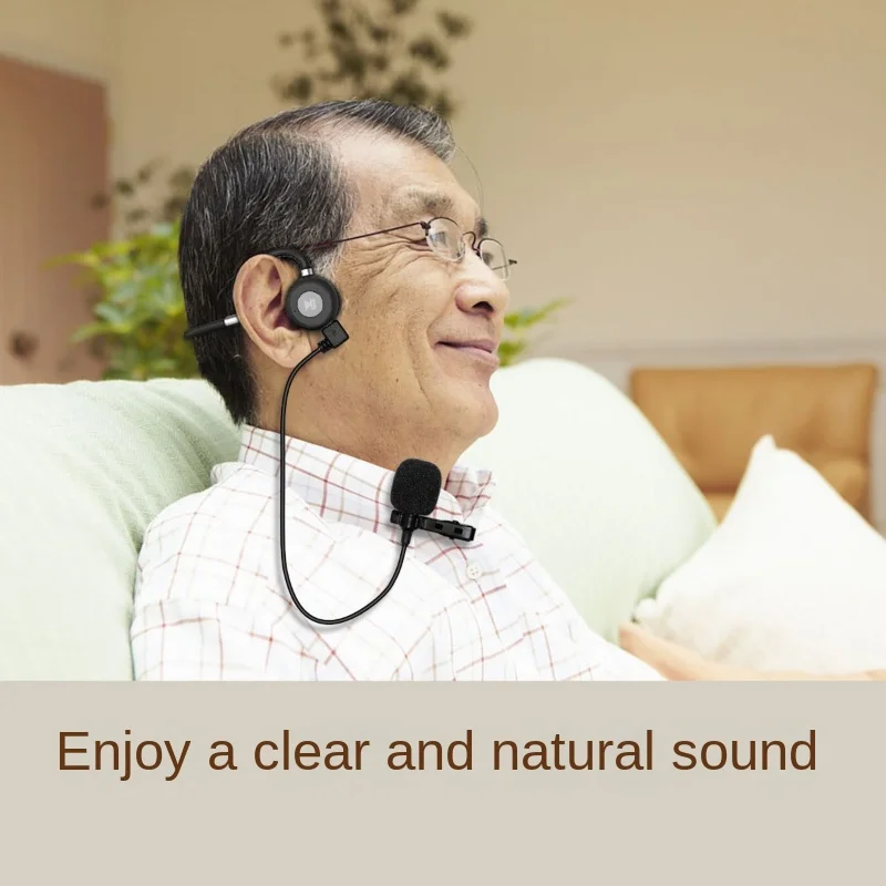 Auxiliar Bone Conduction Fones de Ouvido Dobrável e Impermeável Adequado para Pessoas com Impacto Auditivo Novo Huhd-ha15 - Image 6