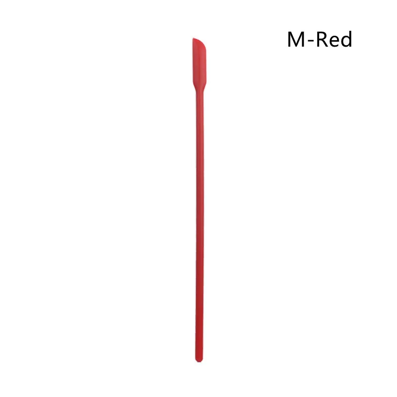 1Pc Makeup Bottle Scraper Mini Tip Spatula Jam Butter Cake Spatula Cooking Smooth Surface Scraper Baking Tool Honey Mixing Spoon 
