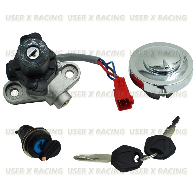 

USERX Universal Motorcycle accessories Lock the ignition switch fuel tank cover and lock entire assembly Yamaha V STAR 650 1100