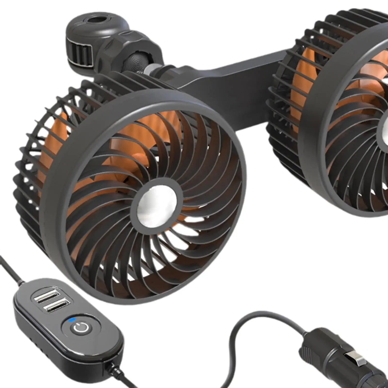 일반 자동차 냉각 선풍기 휴대용 전기 자동차 선풍기, 트럭 차량 SUV용