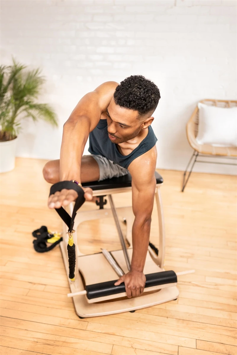 Home Use Fitness Equipment Pilates Combo Chair EXO Chair Bundle With Slastix Resistance Bands And Accessories