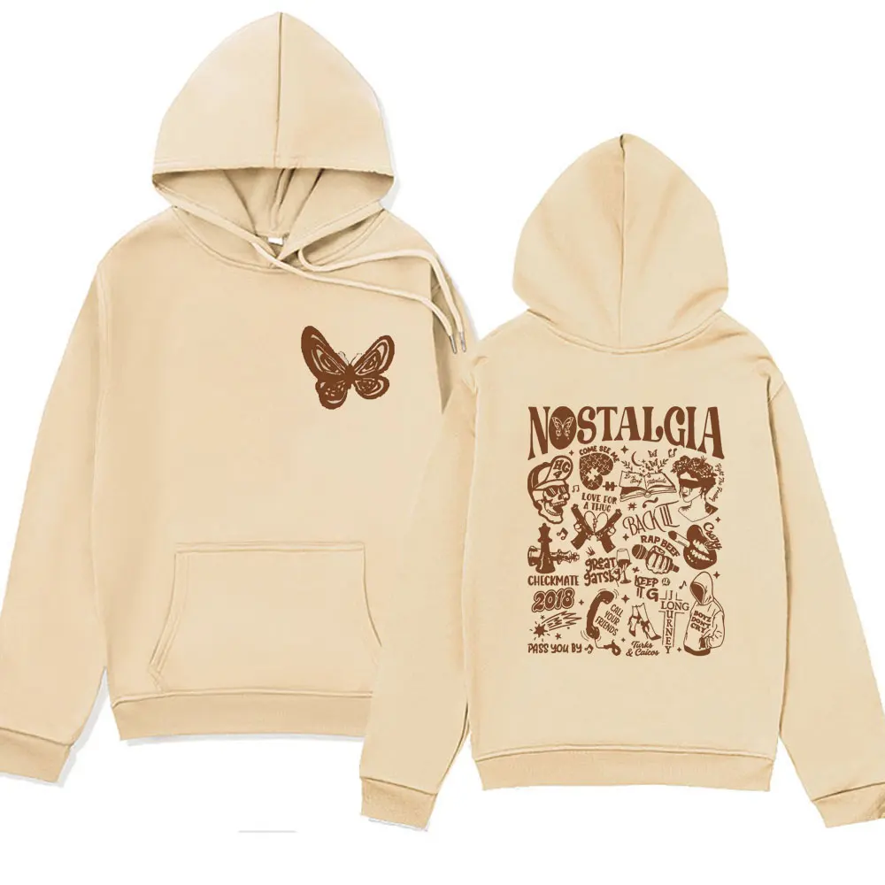 Rapper Rod Wave Nostalgia Graphic Print Hoodies Male Fashion Vintage Oversized Sweatshirt Men Women Streetwear Fleece Pullover