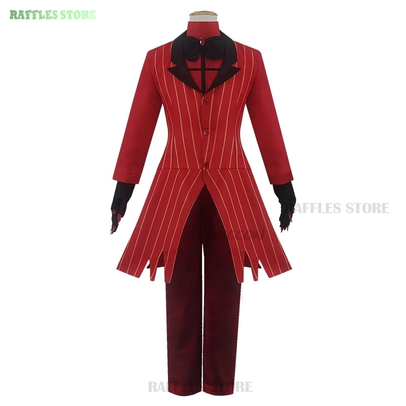 Anime Hazbin Cosplay Hotel ALASTOR Uniform Costume Uniform Suit Outfit Halloween Carnival Costume For Adult Hazbin Cos Hotel 17