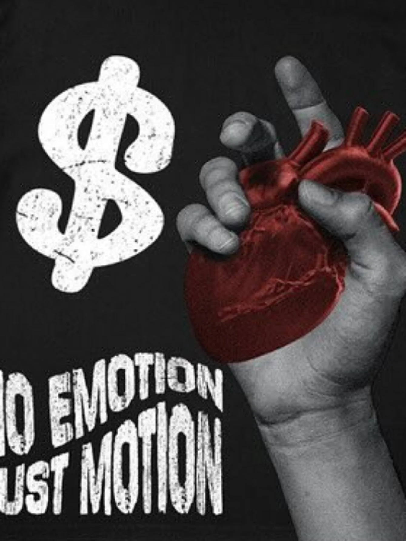 Y2K Rich Junkie Double Sided Printing Men's Cotton T-Shirt 2