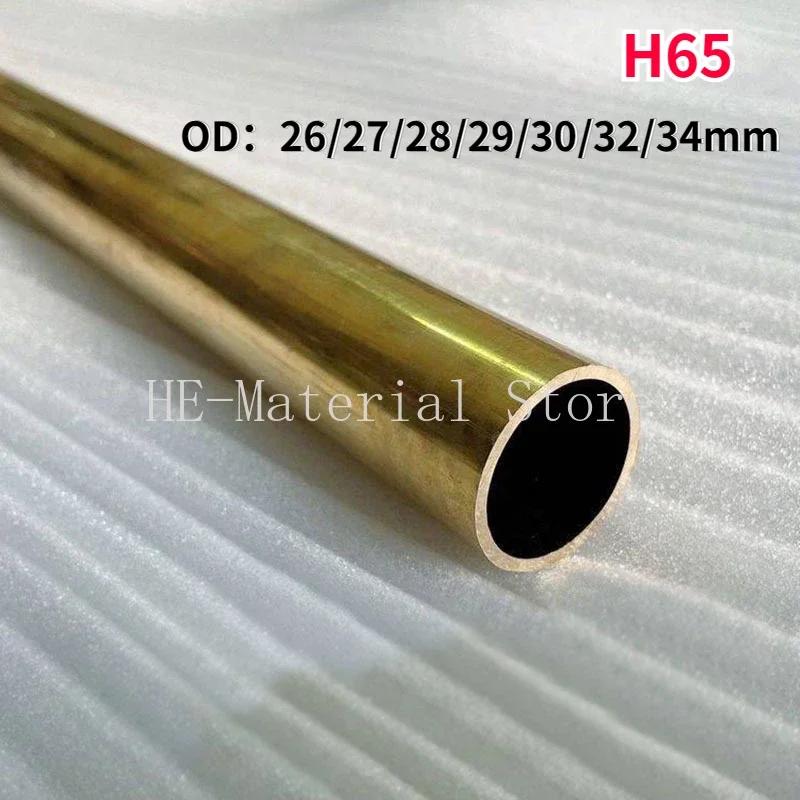 Tubo Capilar de Bronze H65 Tubulação de Cobre Oca Identificação 22 23 24 25 26 26 27 29 30 32 34 mm Comprimento 100 mm 1pc 28 30 mm