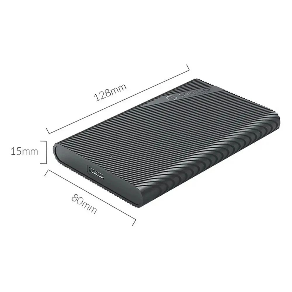 ORICO HDD 케이스 2.5'' SATA-USB3.0 하드 디스크 어댑터(2.5인치 하드 드라이브 인클로저용) 6TB 용량 지원 5Gbps HDD 인클로저