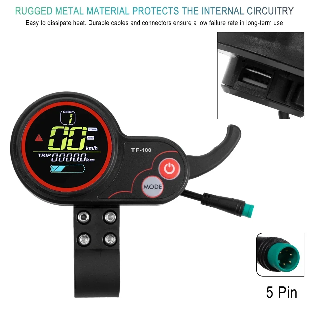 5-poliges 6-poliges TF-100 USB-Lade-Roller-Display, Kommunikationsinstrument für Kugoo M4 Elektroroller, Ersatzteile – Detail 13