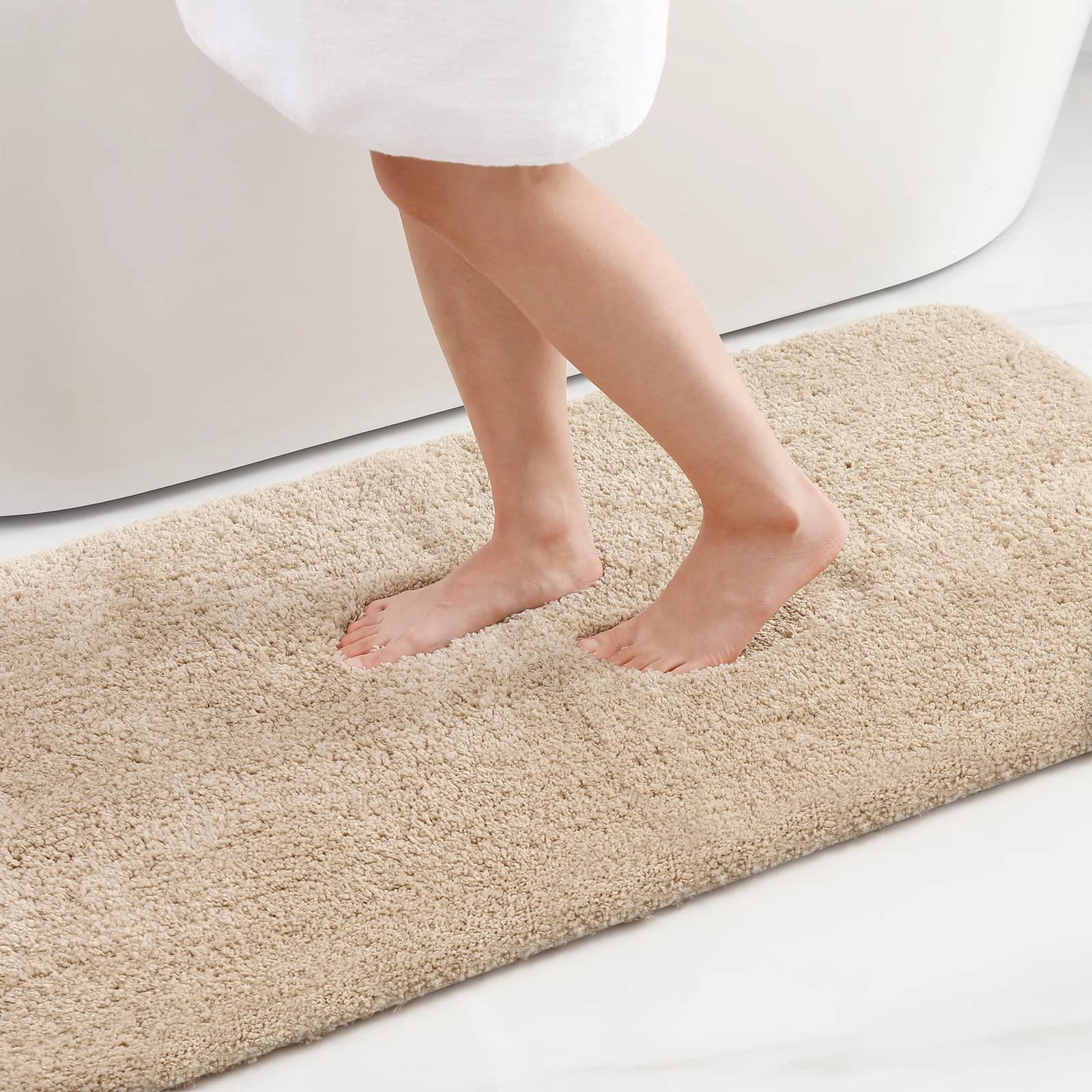 Luxury Chenille Super Absorbent Bathroom Rug Mat Soft Shaggy Microfiber Non  Slip Bath Mat Machine-Washable Thick Plush Carpets - AliExpress