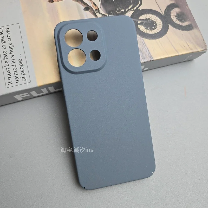 Frosted Hard PC Shockproof Case with Camera Protection and Matte Finish