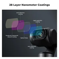 K&F CONCEPT Magnetic Lens Filter for DJI Osmo Pocket 4 3 Adjustable ND2-32 ND32-512 UV CPL ND/PL Black-Mist 1/4 Optional Filters 3
