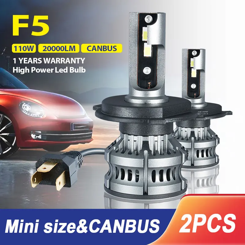 H4 LED Headlight 20000LM CSP Chip LED H7 H1 H11 H8 H9 9005 9006 HB3 HB4 110W 4300K 6500K Canbus Bulbs Turbo Fog Light 12V