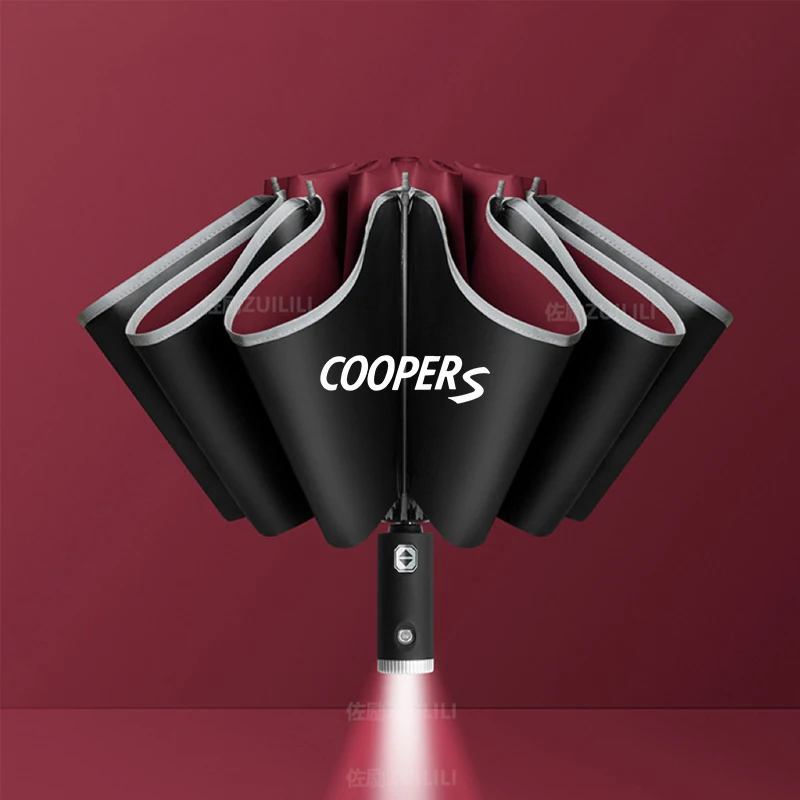 Car Automatic Folding Windproof Sunshade Umbrella For MINI Cooper S R50 R51 R52 R54 R55 R56 R57 R58 R60 R61 R62 F54 F55 F56 F57