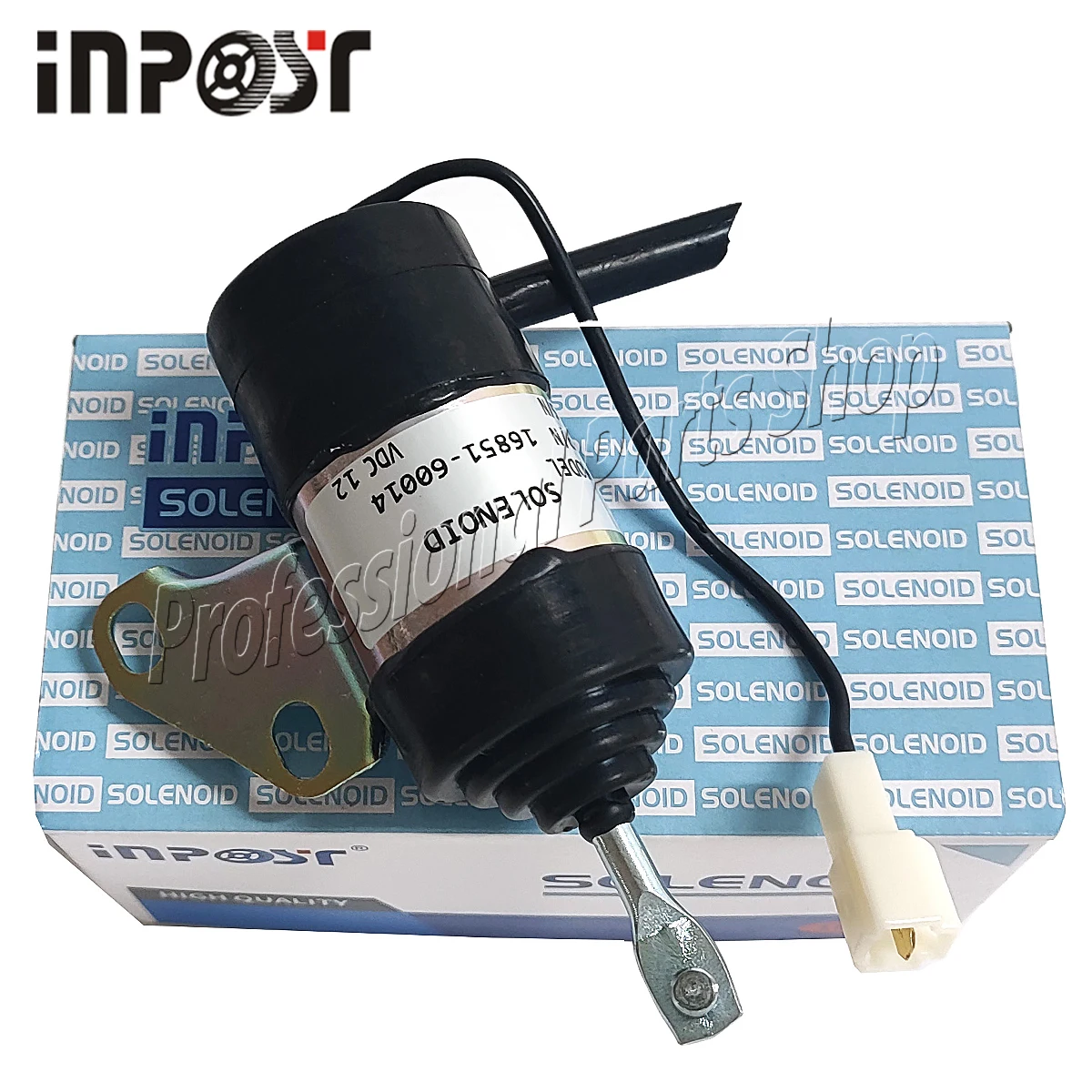 

16851-60014 стопорный электромагнитный клапан 12 В для Kubota BX1800D BX1830D тракторный D722 двигатель 16851-60012 16851-60014
