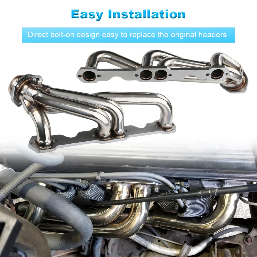 1152403820 Exhaust Pipe Kit For C1500 C2500 K1500 K2500 Stainless Steel Car Exhaust Tip Pipe exhaust assembly