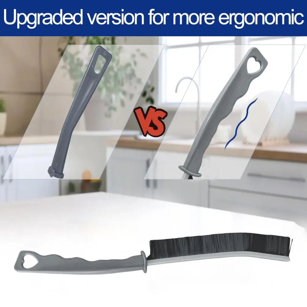 

Long Brush Flexible Durable Crevice Brushes for Kitchen Bathroom Ergonomic Handle Multifunctional Tools Ergonomic Handle Brush
