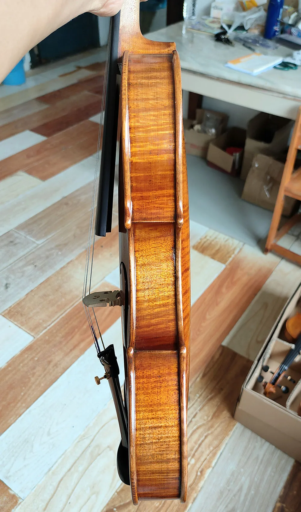 Antonio Stradivarius 1714 Soil Copy Professional 4/4 Size Violin acoustic violin