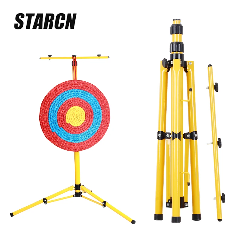 

1Pcs Archery Target Rack Target Stand Portable Foldable Tripod Multifunctional Height Adjustable Shooting Hunting Accessories