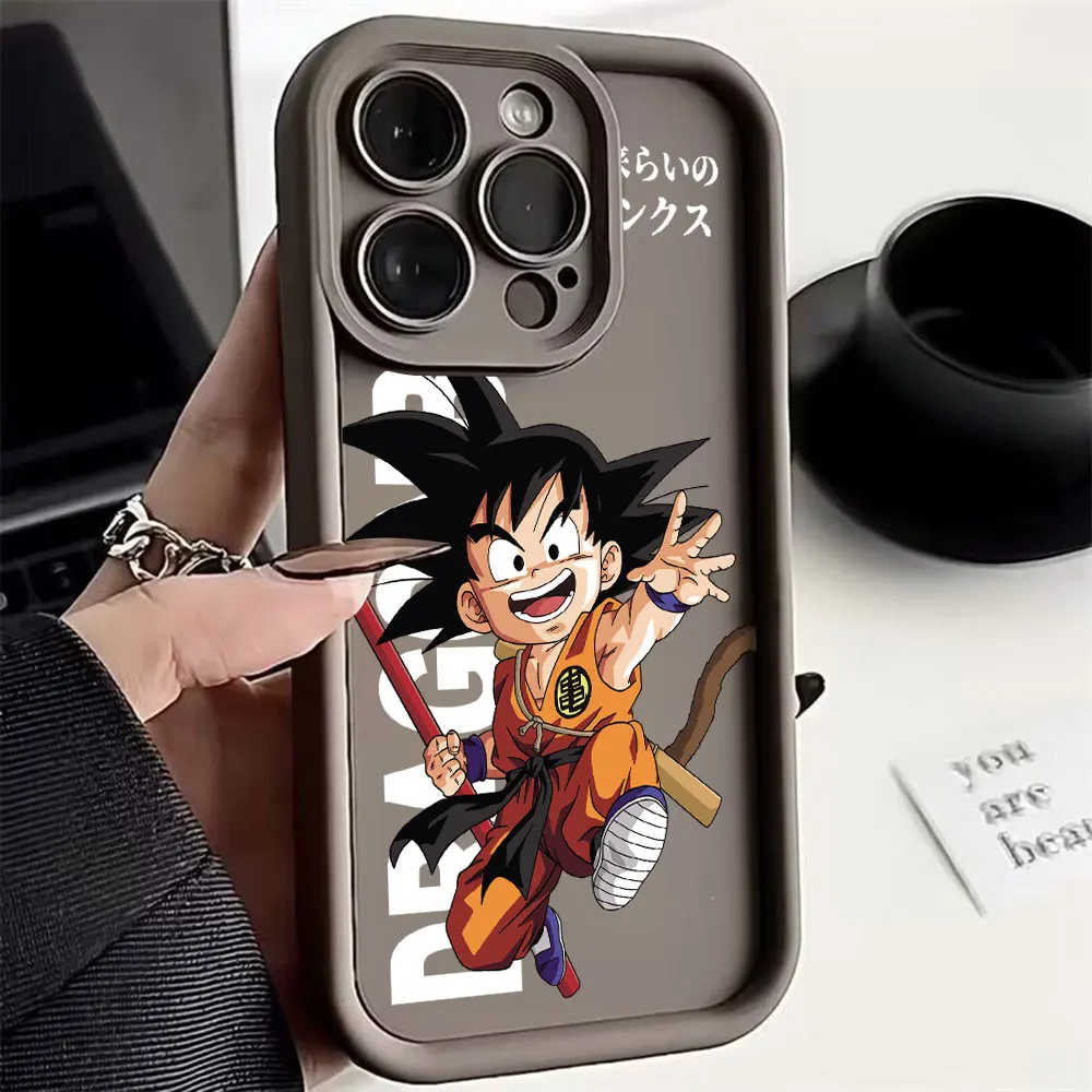 thumbnail image 1 of Funda de teléfono de Anime Gokus Trunks Dragons Ball, carcasa trasera de TPU suave para IPhone 16, 15, 14, 13, 12, 11 Pro Max, Mini, XR, XS, X, 7, 8 Plus, 1 of 5