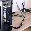 1/5M Cable Organizer Cable Management Wire Winder Tape Earphone Mouse Cord Management Ties Protector For iPhone Xiaomi Samsung 3
