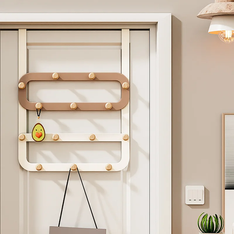 MOMO Door Hook Hanger Hanger Bedroom Wall Hanging Free Punching Door Back Coat Hook Modern Minimalist