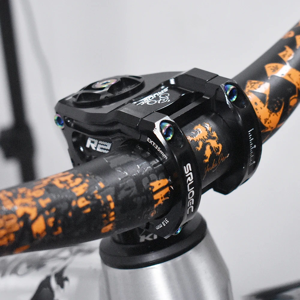 KRSEC MTB Power Stem 35mm Negative Angle Riser - Image 3