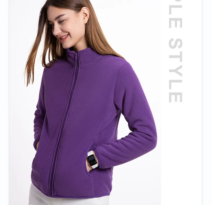 여성용 야외 레저 스탠딩 칼라 가디건, 플란넬 재킷, 플러시 추가, 두껍고 따뜻한 루즈 코트, 가을, 겨울, 신상