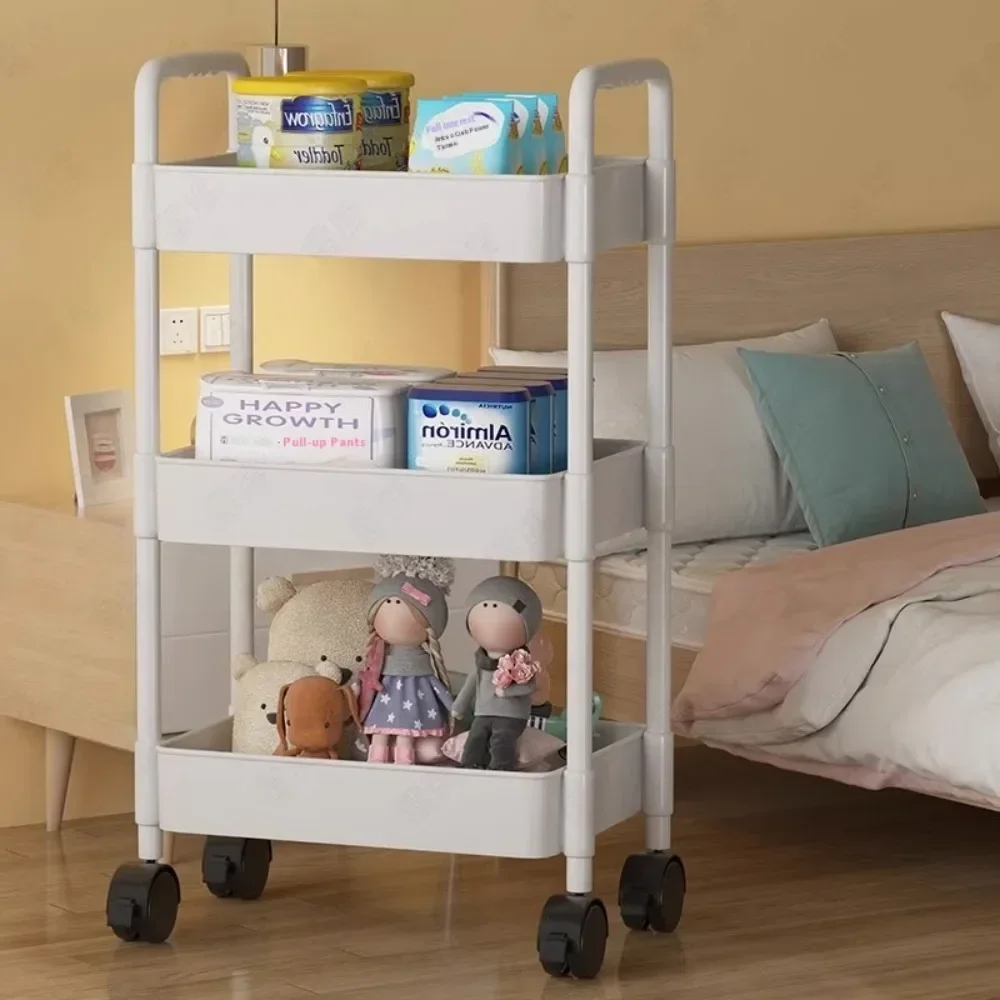 Bookshelf Storage Trolley Mobile Kitchen Trolley Organizer With Wheels Gap Mobile Bookshelf Household Snacks StorageRack storage rack,kitchen storage cart