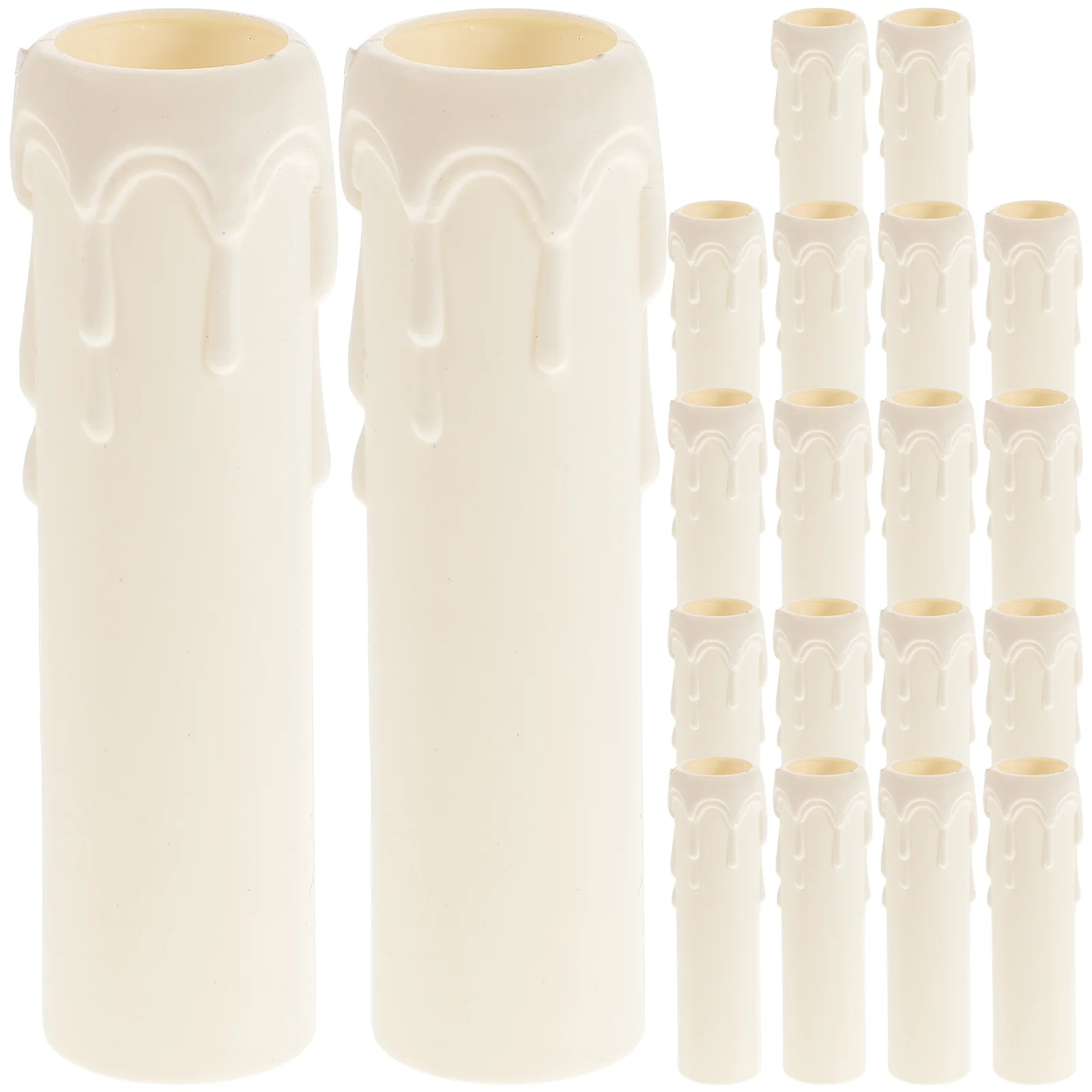 

20 Pcs Tears Sleeves Creative Covers Socket Tubes Chandelier Holders Light Bulb Plastic Lightweight Ceiling