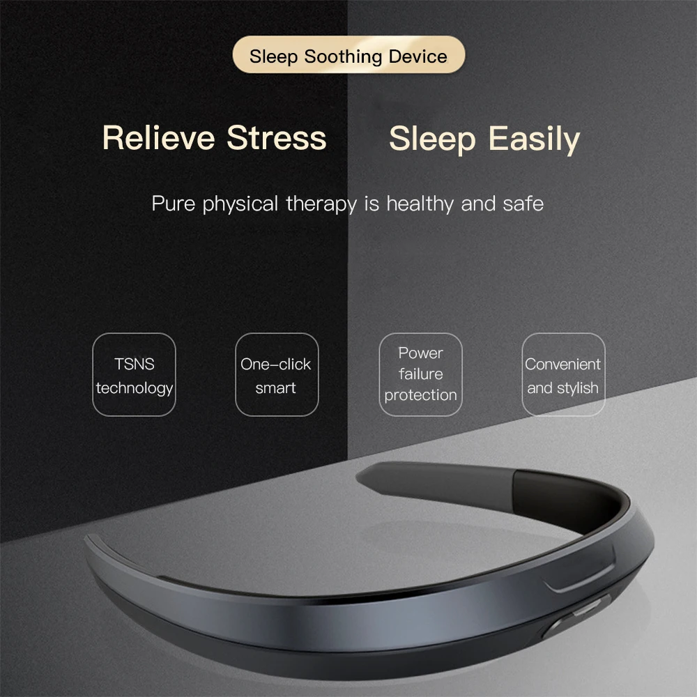 LowFrequencySleepAidDevicePulseHeadMassageSleepingHypnosis