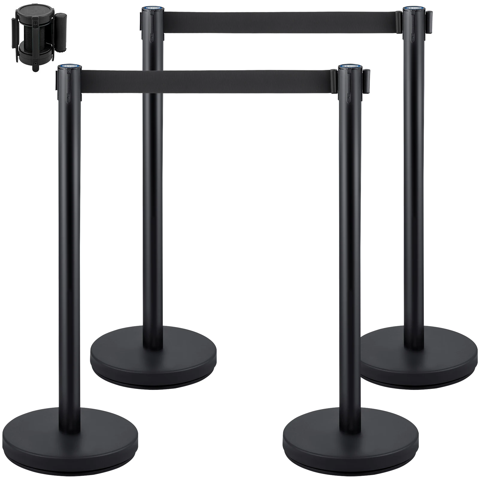 Crowd Control Stanchion Barrier Stand with Adjustable Belt