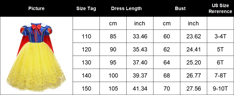 Disney Princess Dress For Girl Elsa Anna Rapunzel Costume Kid Birthday Party Clothes Carnival Cosplay Frozen1/2 Cinderella