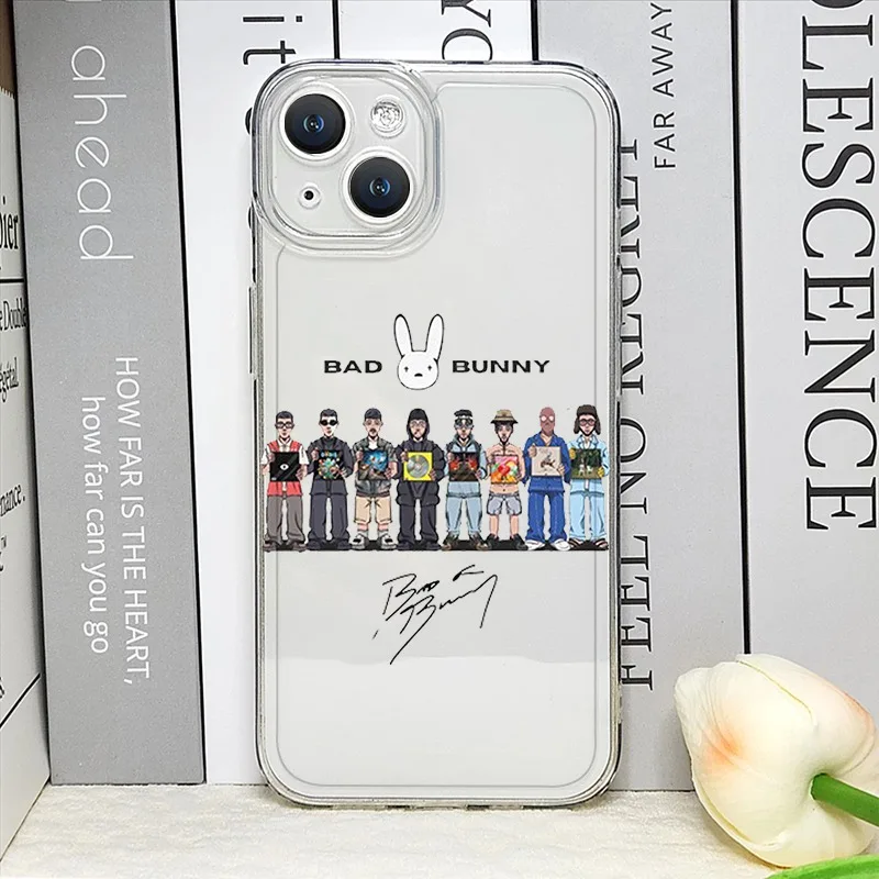 DTMF Debí Tirar Más Fotos Bad Bunny Transparent Phone Case Cover