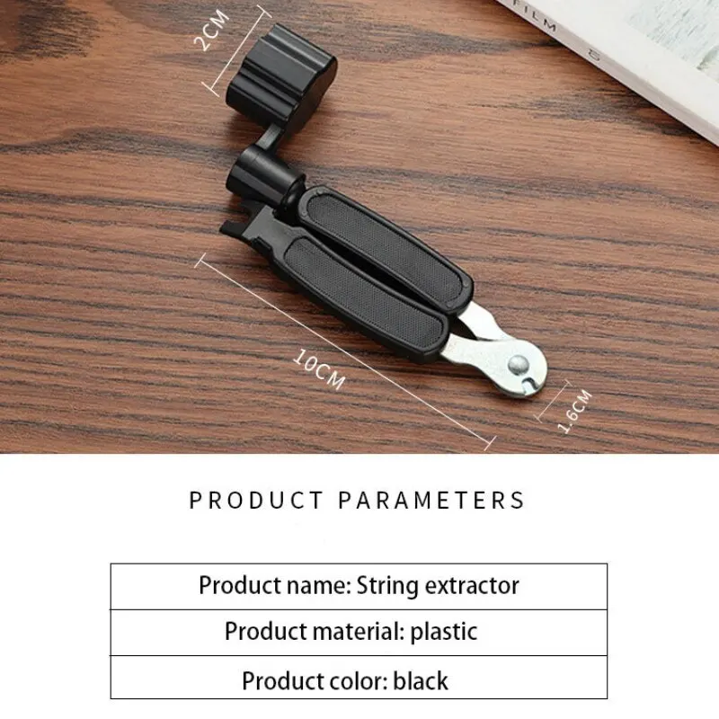 Wooden Guitar String Changing Tool Installation String Cutter Winding Winding Three in One Pliers Puller Bakelite