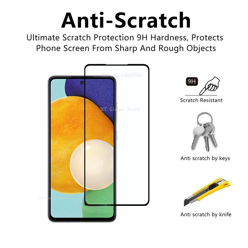 Ultimate 9D Full Cover Glass Screen Protectors - Set of 3