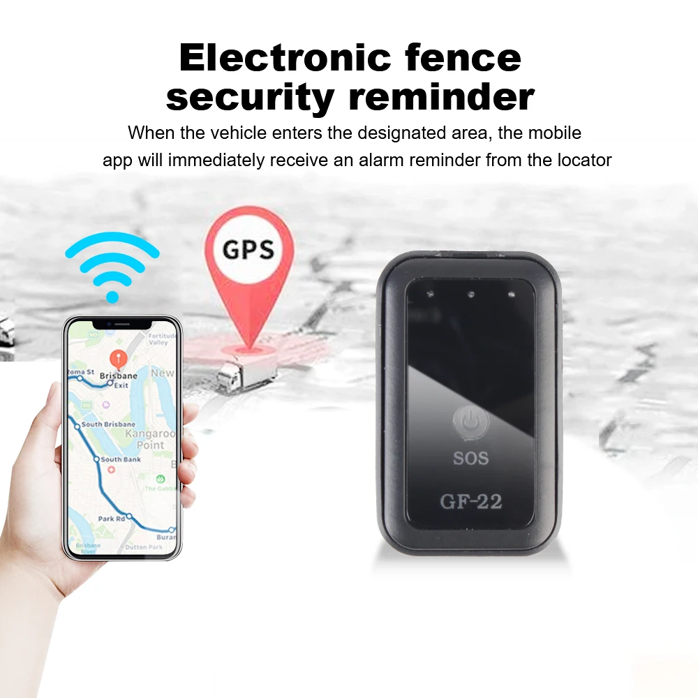 GPS Real Time Tracking Locator Device Mini Car Tracker SOS emergency help Real-time Vehicle Locator Anti-theft GPS Tracker