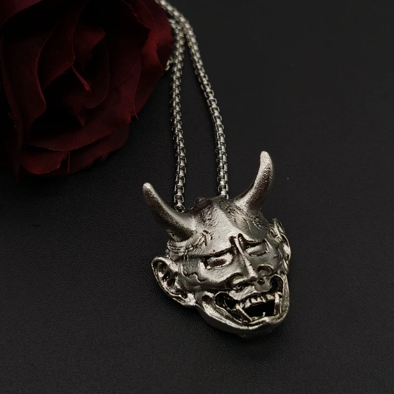 Ghost Necklace Rock Rose Jewellery Vintage Punk Ghost Skull Mask