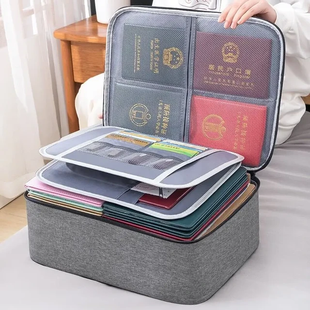 Portadocumenti portadocumenti portadocumenti A4 portadocumenti da donna da  uomo portamonete Passport Home Safe Functional File Storage
