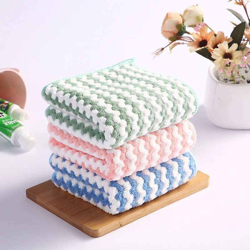 10pcs Microfiber Wash dishcloths, Ultra Soft Absorbent Quick Drying Dish  Towels drying dish towels, Household Cleaning Cloths - AliExpress