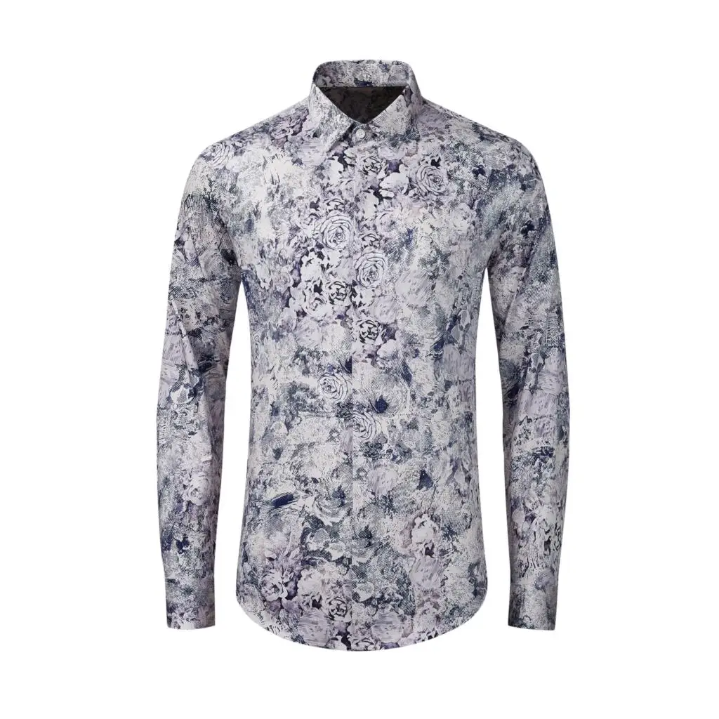 

High Quality Luxury Jewelry Good Quality Simple Gracefully Cotton Pure Embroidery Design Blank Sublimation Mens Hipster Shirts