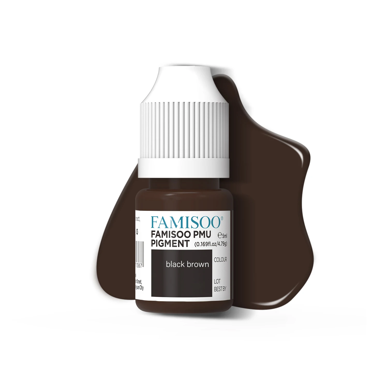 FAMISOO 5ML PMU Tattoo Microblading Paint Ink Pigment Eyebrow Tattoo Cream Organic Permanent Makeup Microblading Pigments