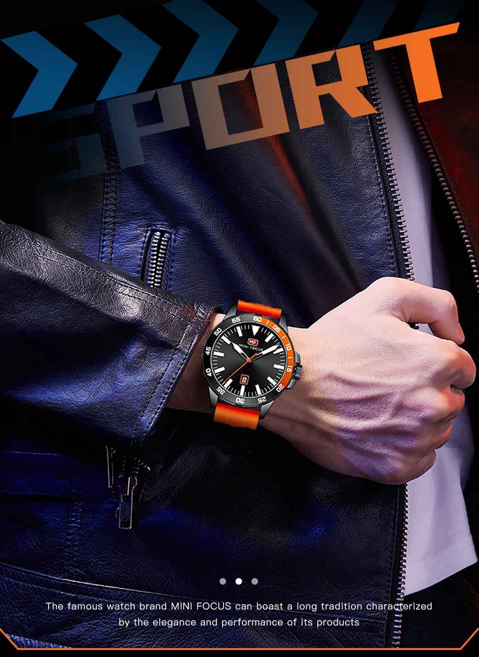 MINI FOCUS Quartz Watch for Men Waterproof_voghion.com