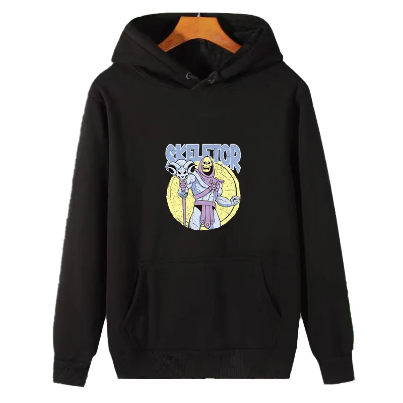 

Skeletor Classic Unisex Graphic Hooded Sweatshirts Winter Thick Sweater Hoodie Cotton Essentials Fleece Hoodie Men's Sportswear