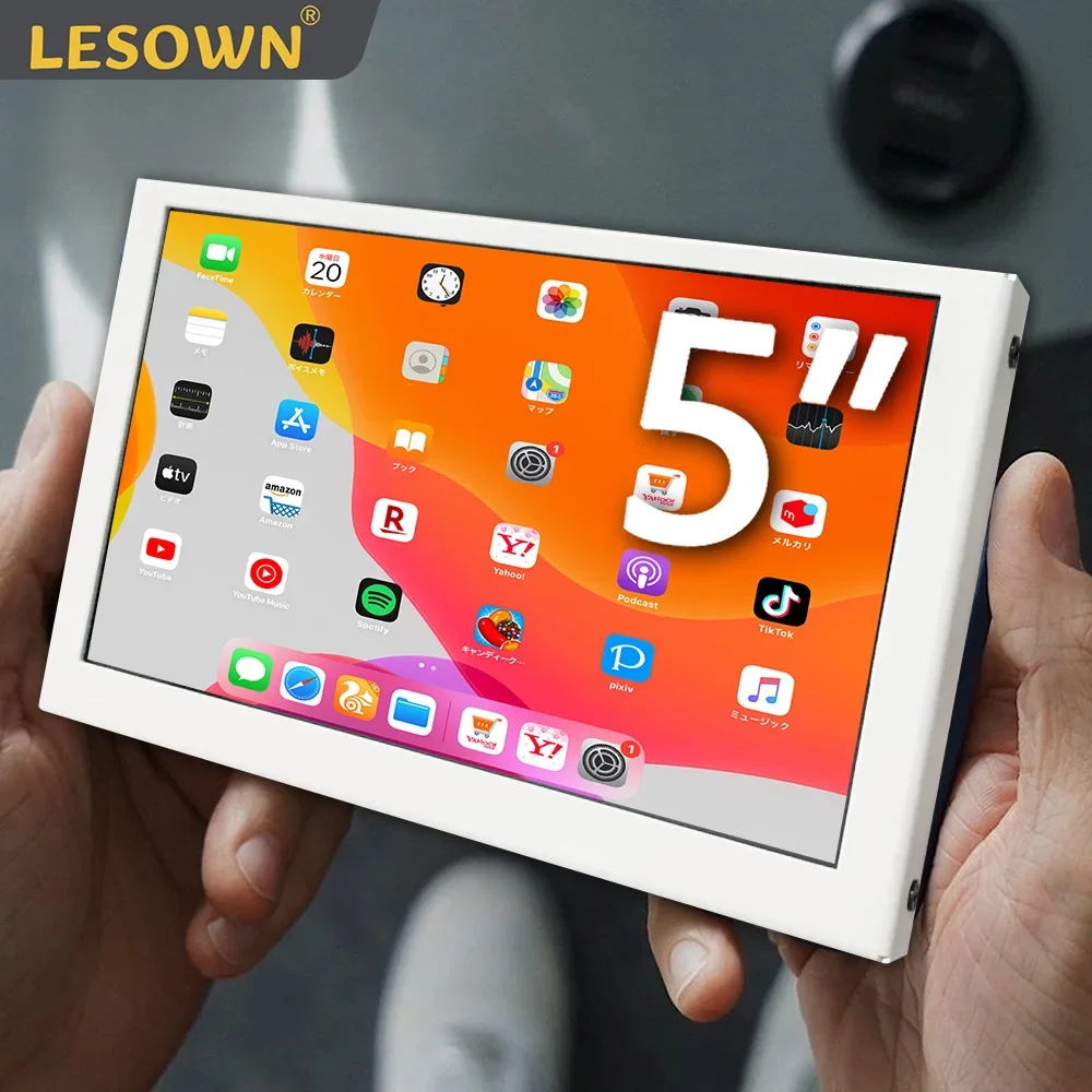 LESOWN-mini-pantalla-de-5-pulgadas-Monitor-compacto-USB-t-ctil-HDMI ...
