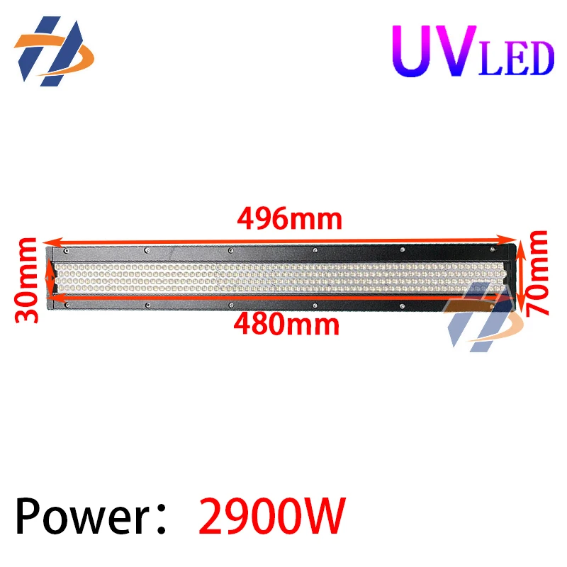 UV Flatbed Printer Matching Ink Gel Curing Lamp For Uv Printer COB LED High Transparent Quartz Lens Ultraviolet Light 7015